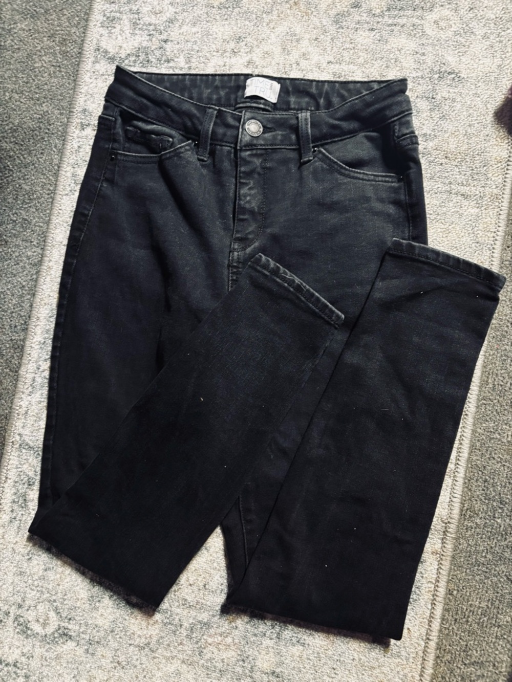 Time and Tru Black Stretch Skinny Jeans